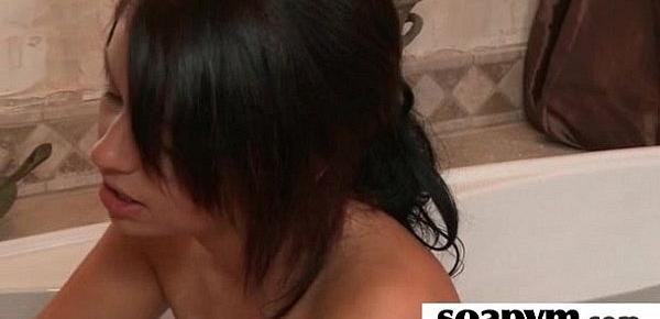  a very hot soapy massage and a hard fucking 16